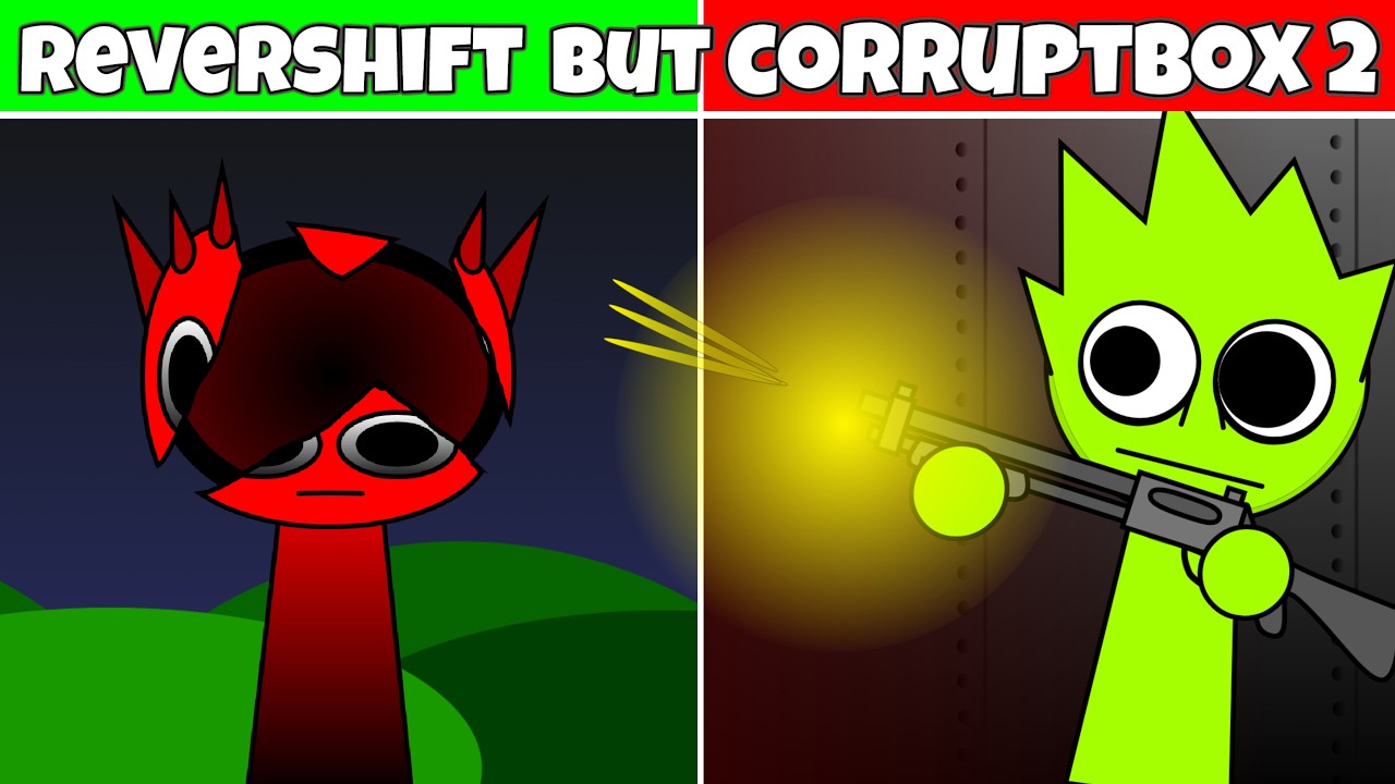 Sprunki Revershift x Corruptbox 2 – Corruption Takeover Fan Mod