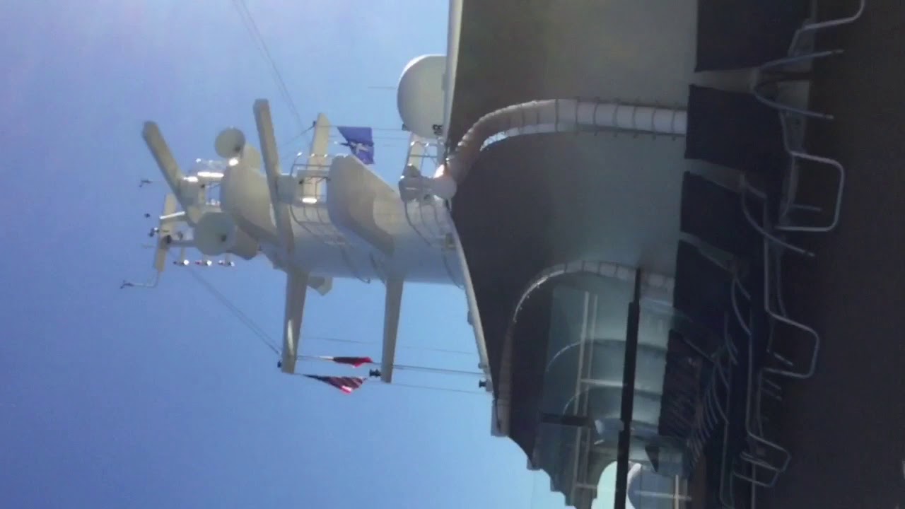 Celebrity silhouette guest muster drill signal