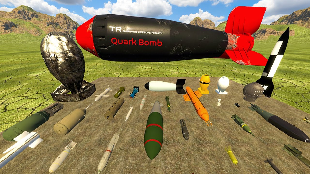 Testing All Nuclear Bombs in a City | GMod