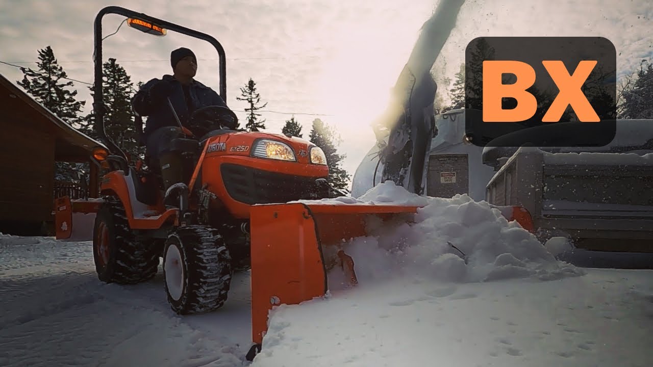 Kubota BX Blowing Snow - No.120