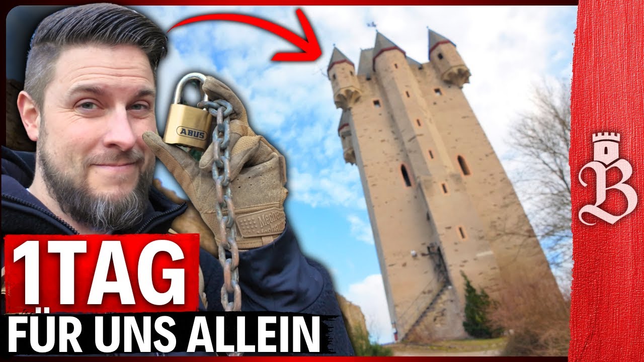 1 Tag allein auf Burg Nassau – verschlossen für alle, aber wir durften rein!