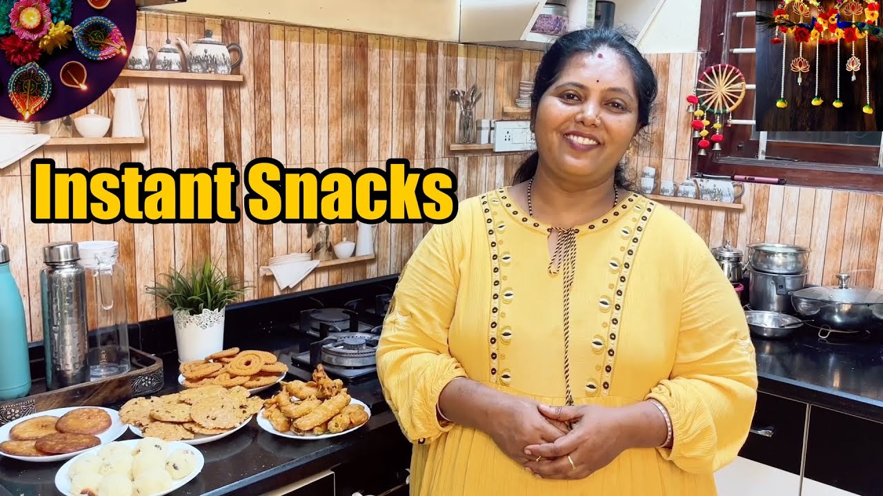5 Recipe in 30 minutes | ಗಡಿ ಬಿಡಿ ಇಲ್ಲದ ಹಬ್ಬದ ತಯಾರಿ | 🪔Deepavali Snacks |👩‍🍳Cooking Vlog