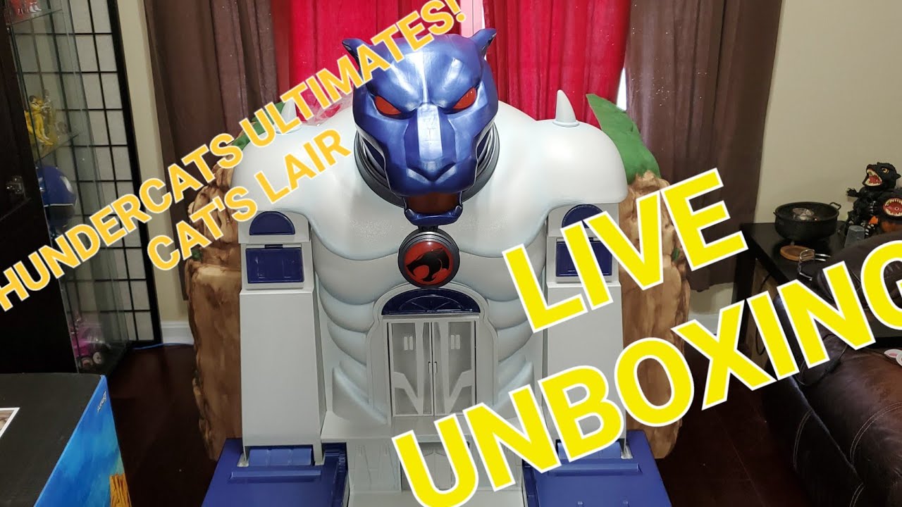 Live Thundercats ULTIMATES! Cat's Lair UNBOXING!