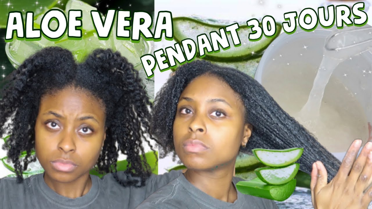 3O JOURS D'ALOE VERA FRAIS SUR MES CHEVEUX │ALOE VERA POUR UNE POUSSE EXTREME     ❀ AVANT/APRÈS ❀