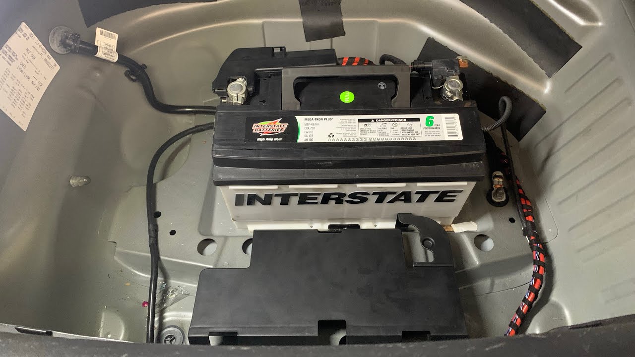 Audi A4 2011 battery location and instructions