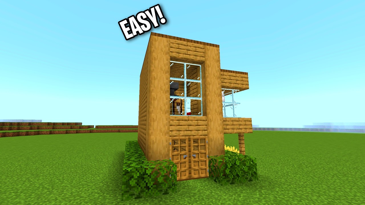 Minecraft BEST Starter House Tutorial (EASY!)