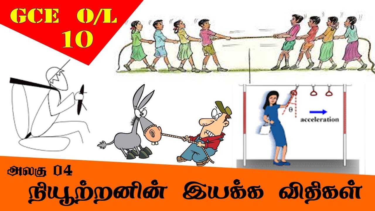 நியுற்றனின் விதிகள் | Newton's Law - Grade 10 Science | GCE O/L Tamil Medium