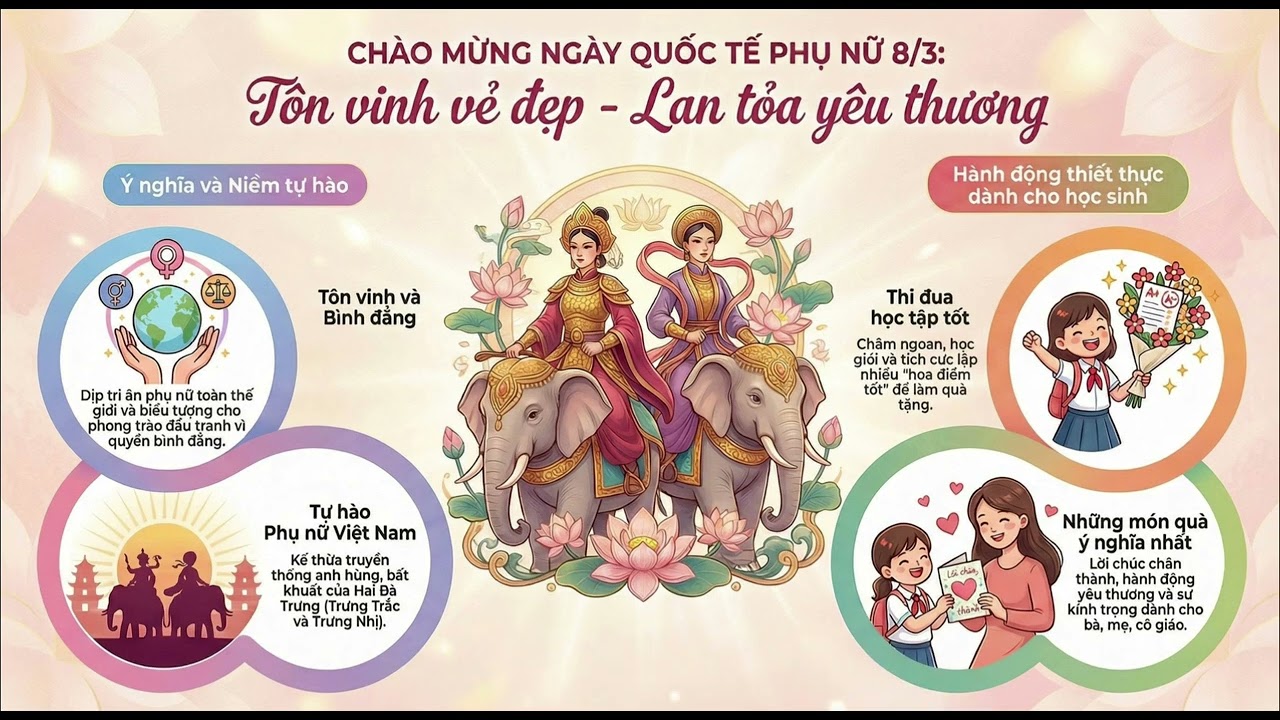 Phát thanh măng non về ngày Quốc tế Phụ nữ 8/3