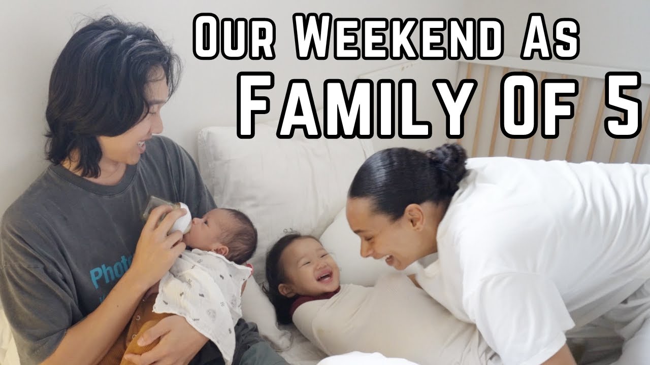 Weekend Vlog: Our New Life as Family of 5 | 2 under 2 | ambw, 국제커플 (Aisha Ba)