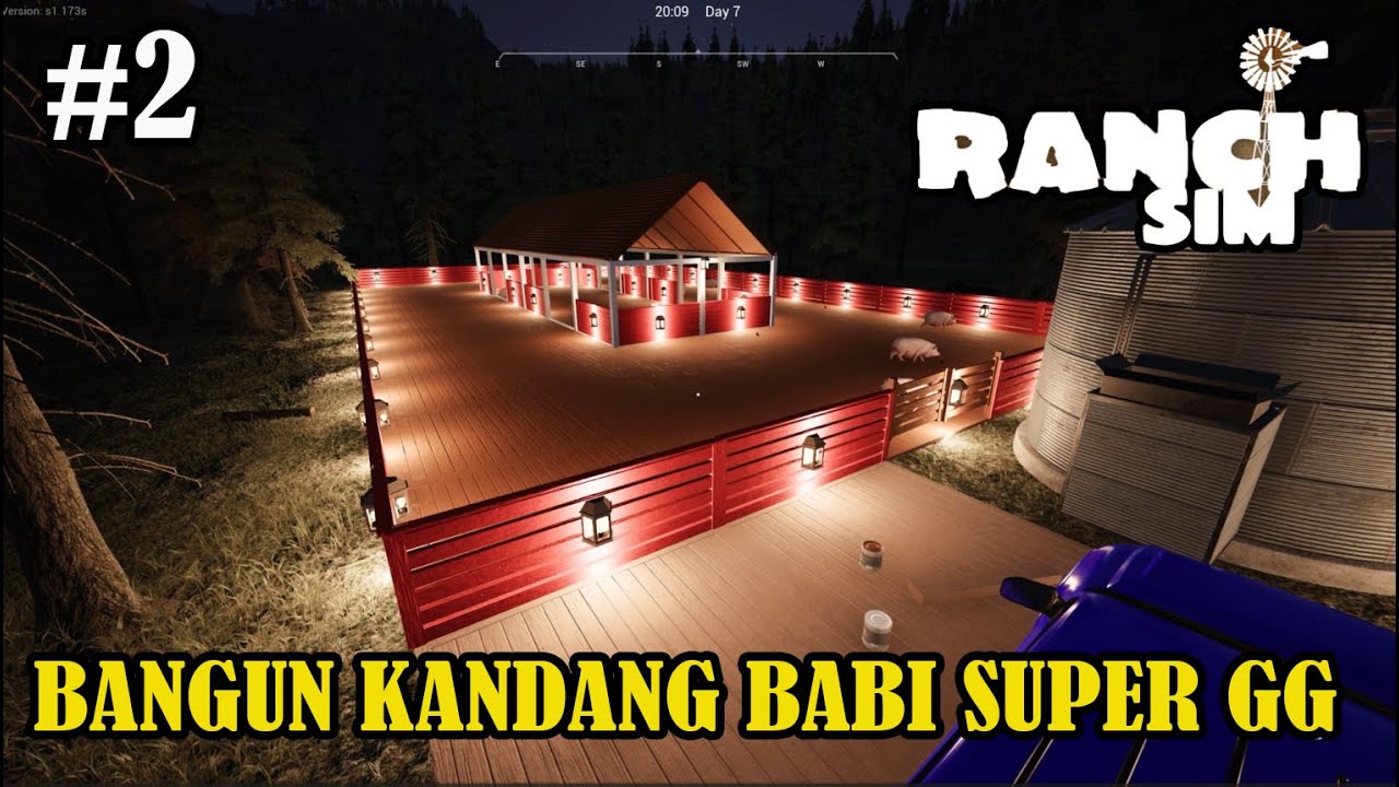 Bangun Kandang Babi Super GG - Ranch Simulator Indonesia - Part 02