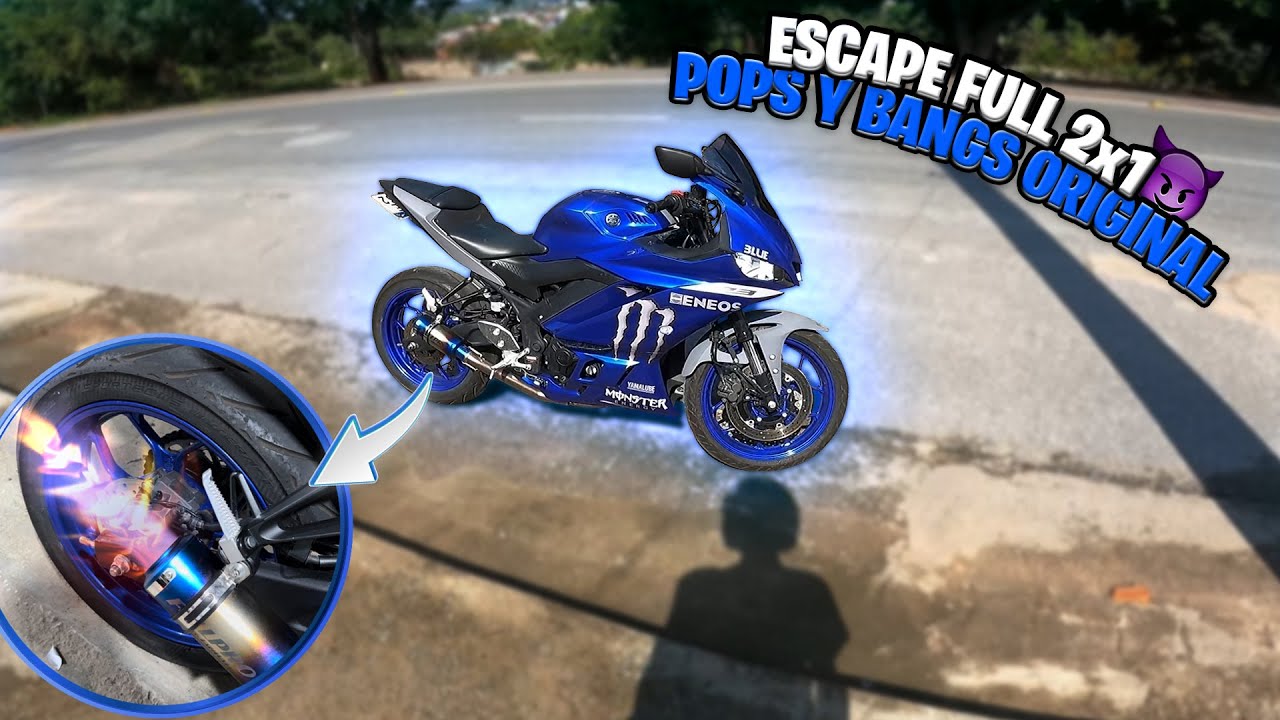 YAMAHA R3 COM ESCAPE FULLPRO RACING NOS DETALHES  - SOM FICOU ABSURDO!  😈🔥