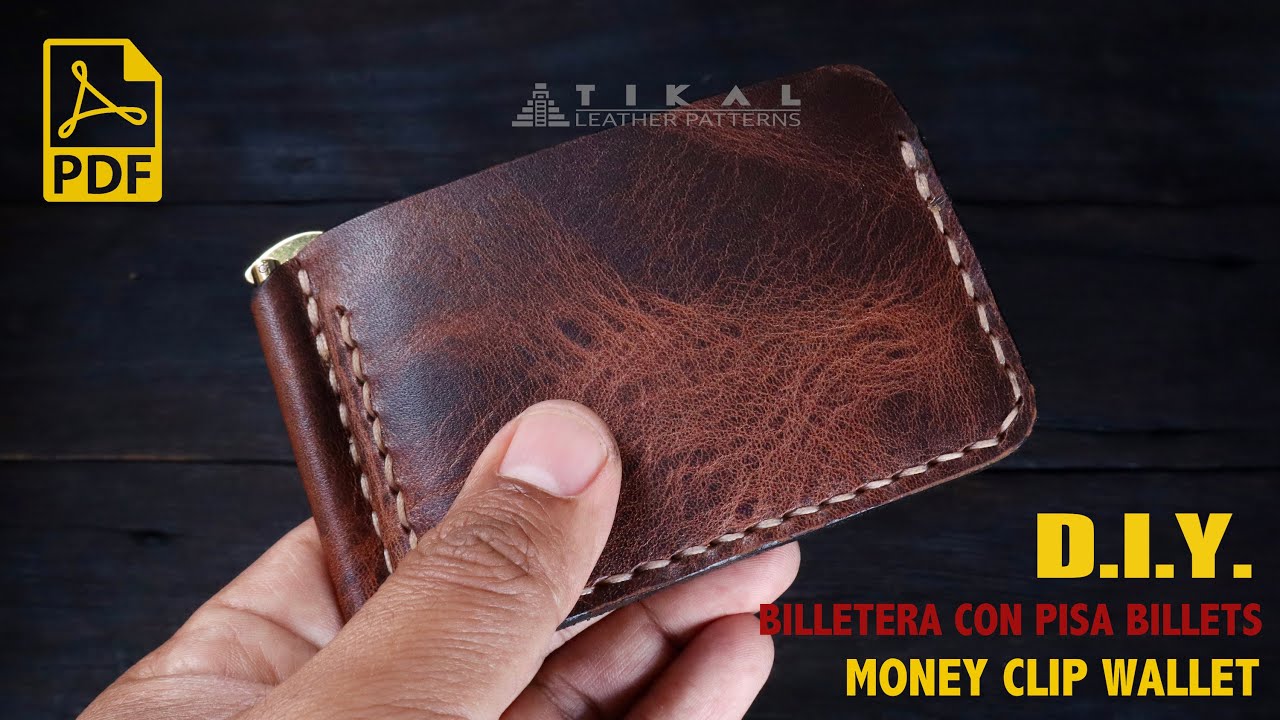 Making a Money Clip Wallet, pattern available