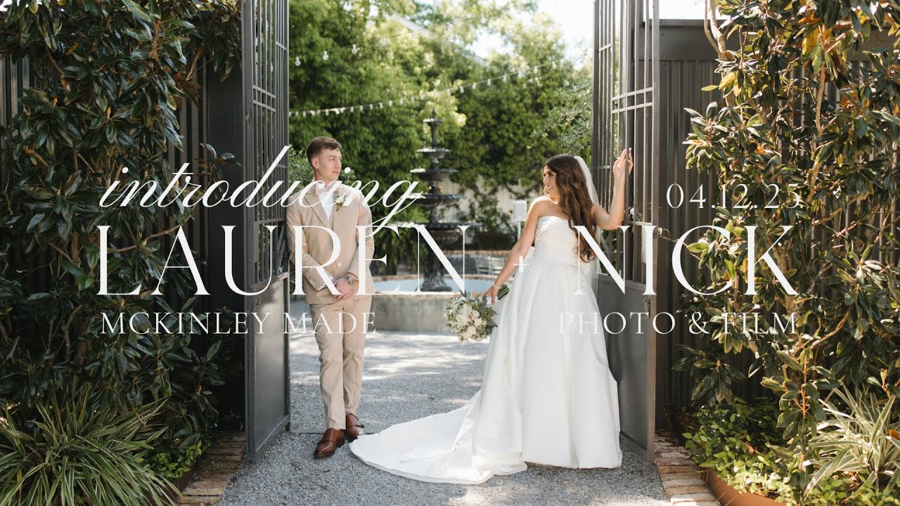 A Beautifully Elegant Wedding | Lauren + Nick Cinematic Wedding Film