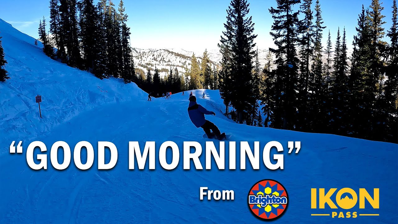 USA | Brighton Ski Resort in Utah | Good Morning from Brighton, Utah