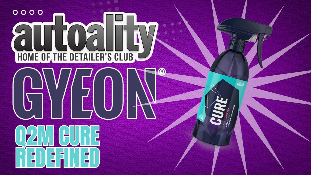 Just 1-2 sprays of Q2M Cure adds instant gloss and hydrophobics to paint, wheels, glass and trim.