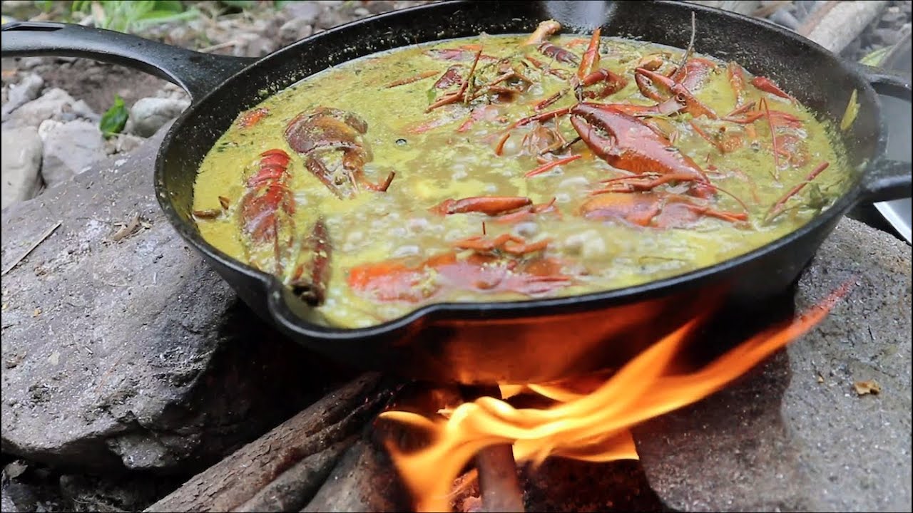 Crawfish Curry Cook Up | Jamaica Vlog Outdoor Cooking