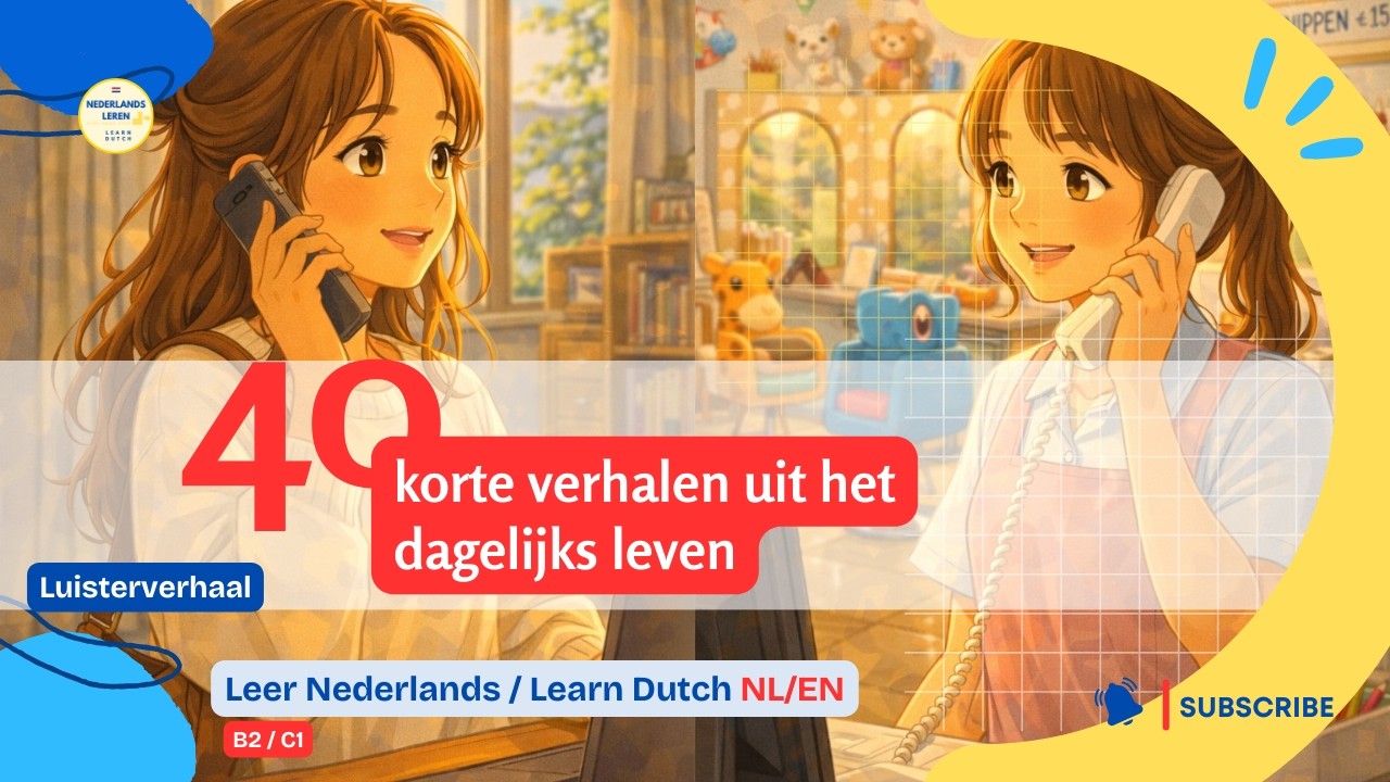 Nederlands leren luisteren | 40 korte verhalen uit het dagelijks leven | NT2