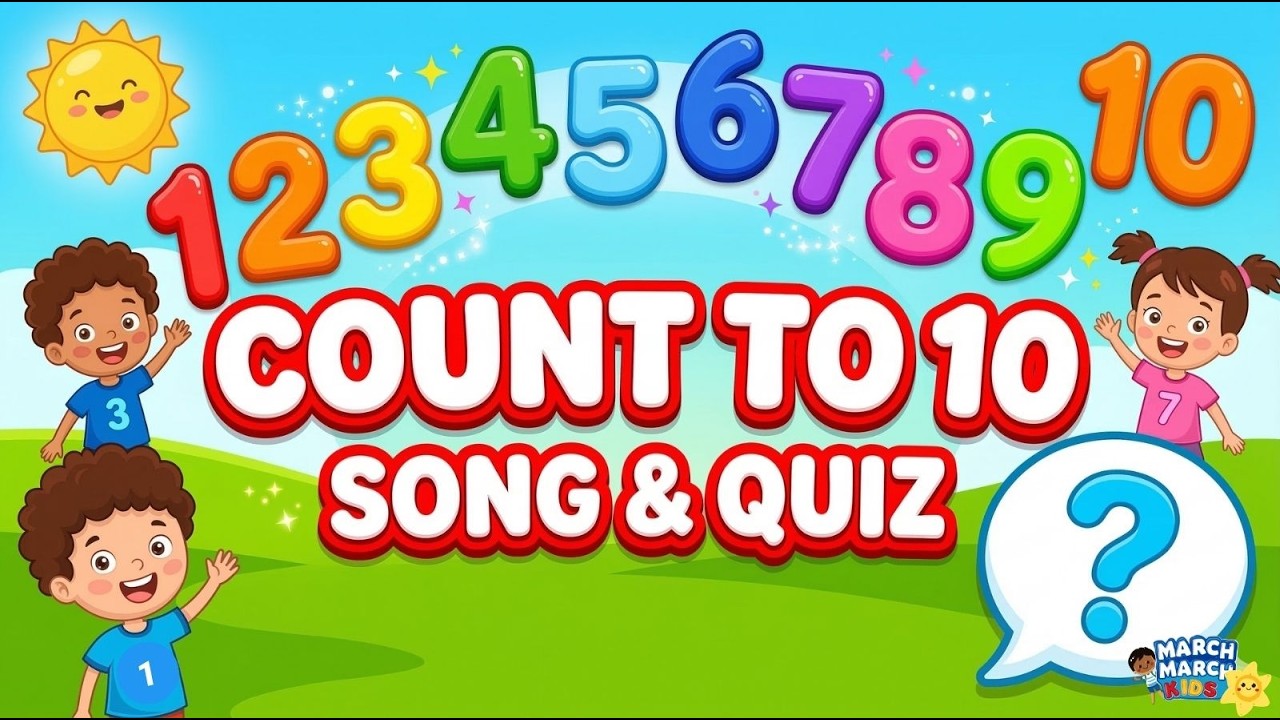 Count to 10 with Us! | Fun Number Songs & Interactive Quiz for Toddlers | 20+ Minutes