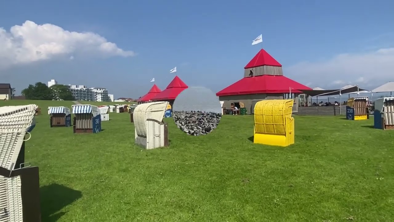 Badestrand Grimmershörn - Bucht #cuxhaven