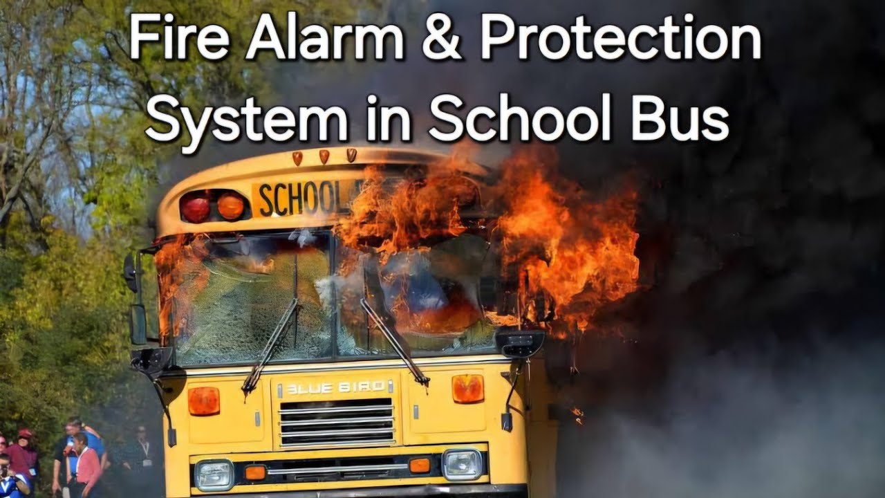 Fire Alarm & Protection System || FAPS in School Bus || How FAPS System will Works || Detailed Demo