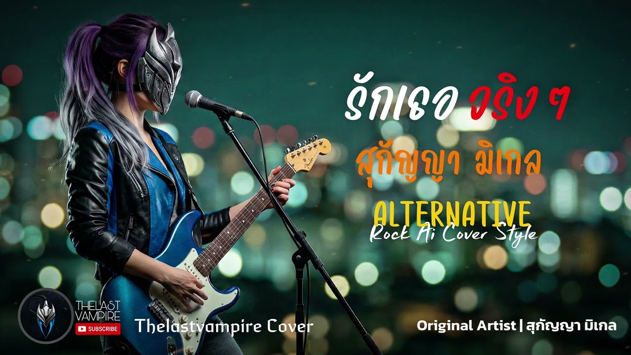 รักเธอจริงๆ - สุกัญญา มิเกล (ศิลปินต้นฉบับ) | Alternative Rock Ai Cover Style | by THELASTVAMPIRE