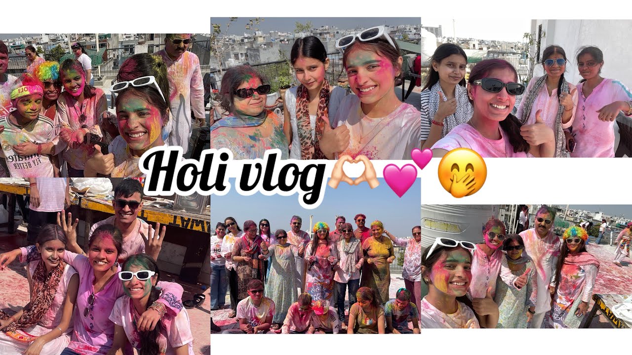 Holi vlog 🫂🤭💕🤭