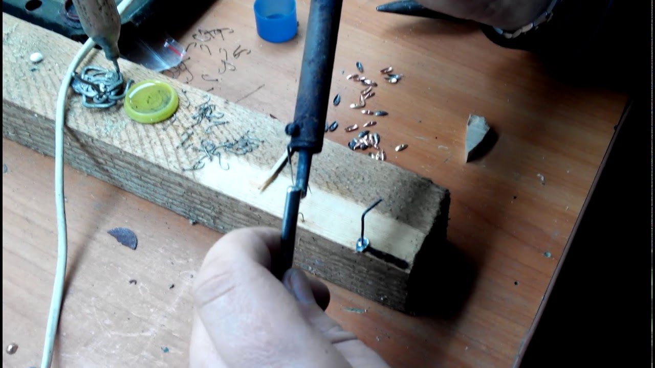 изготовление мормышек своими руками частЬ 2.