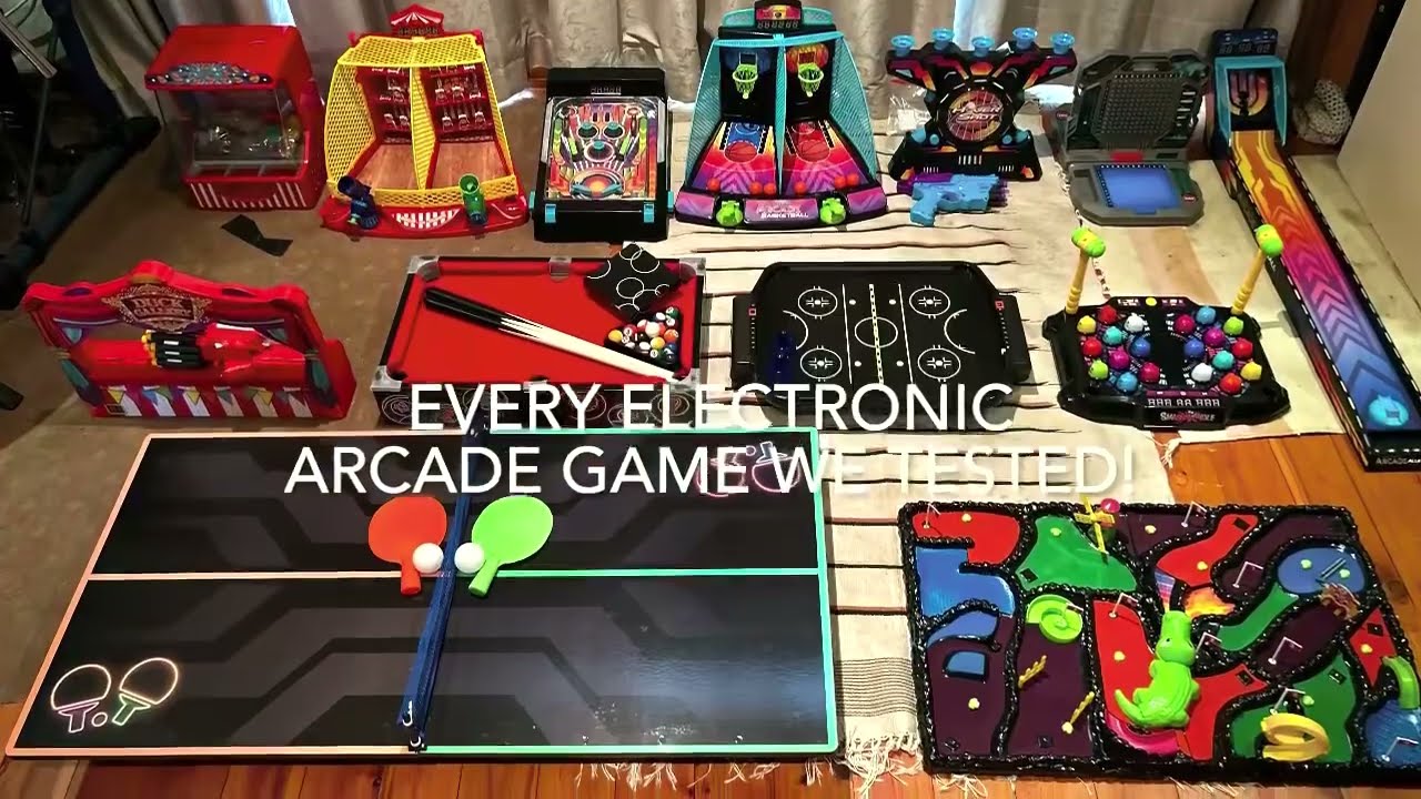 Unboxing and Testing Every Electronic Arcade Game I Have + My Review!