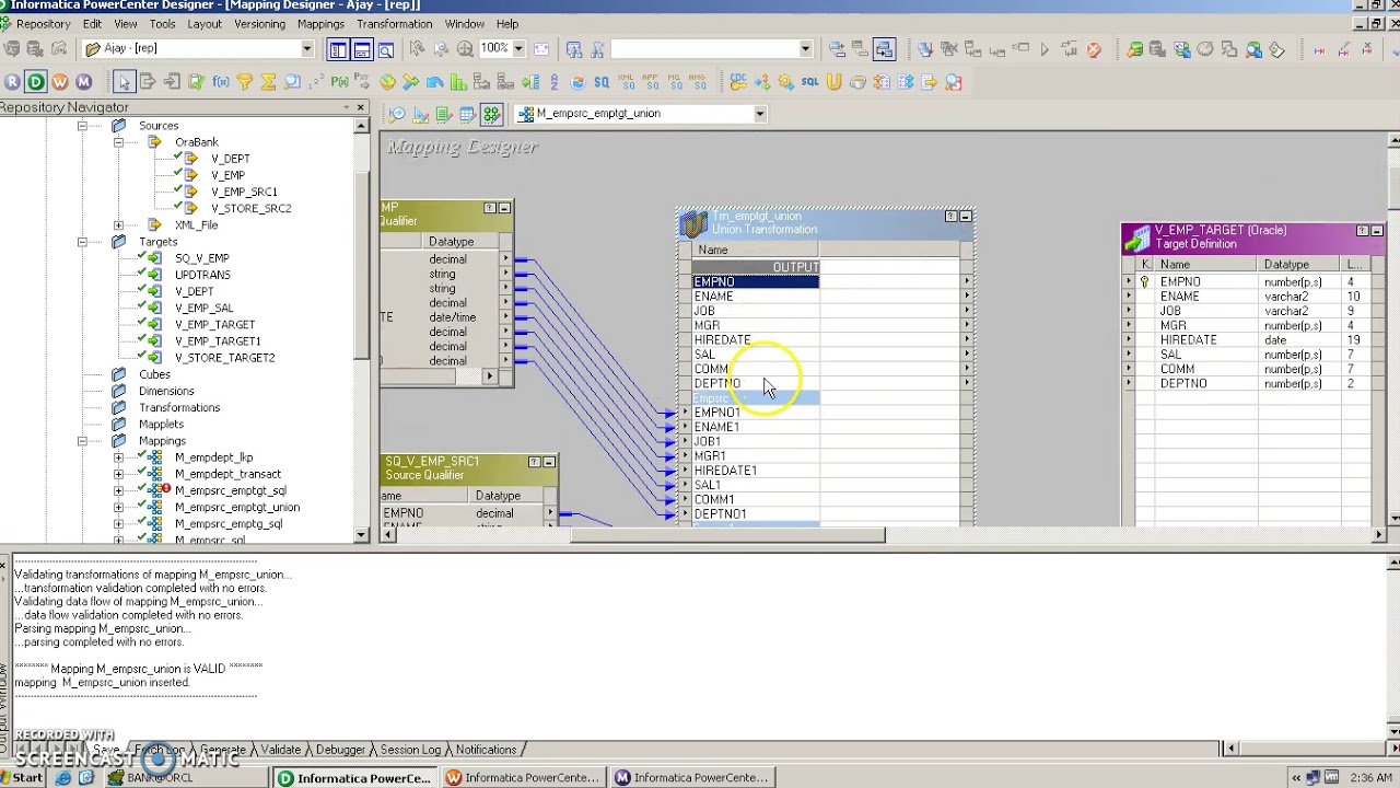 Informatica part17   Union transformation