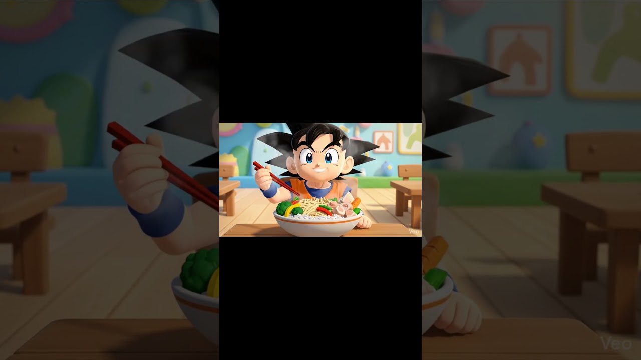 Goku Bhookha Hai 😋 | Goku Eating Food Funny Video