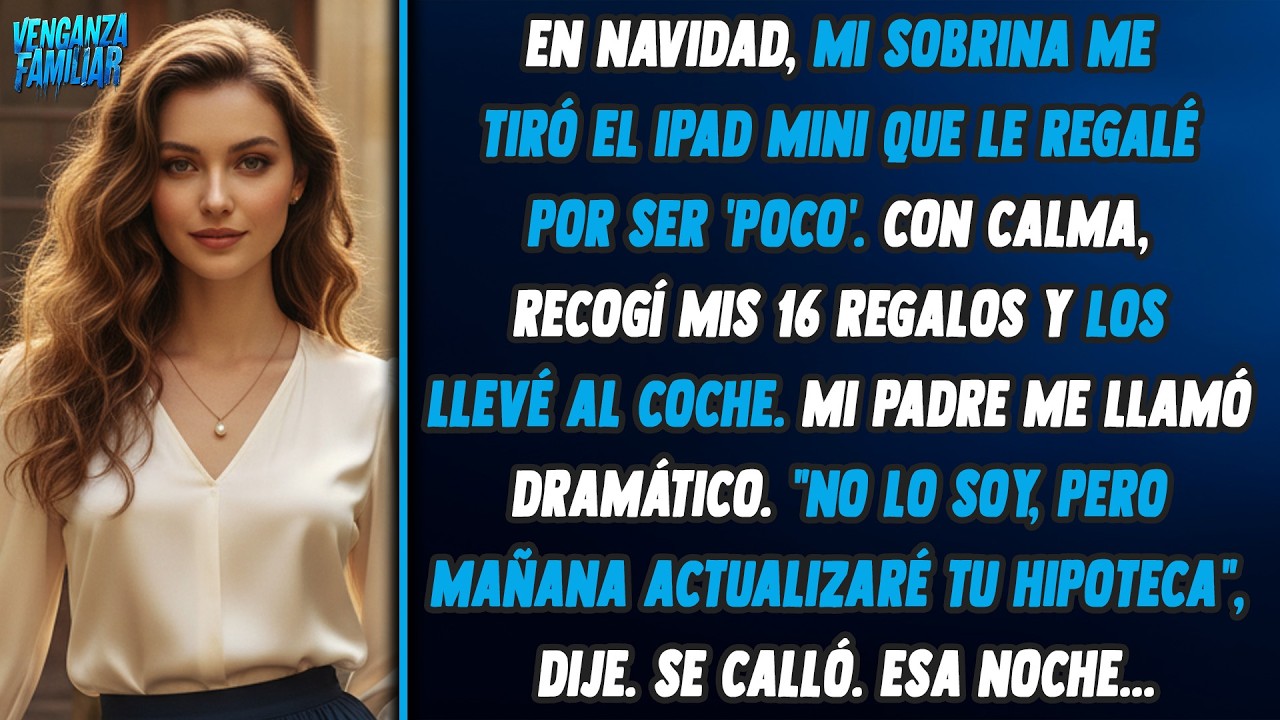 En Navidad, mi sobrina abrió mi regalo, se rió y dijo: “¿Un iPad Mini? ¿Eso es todo?”.