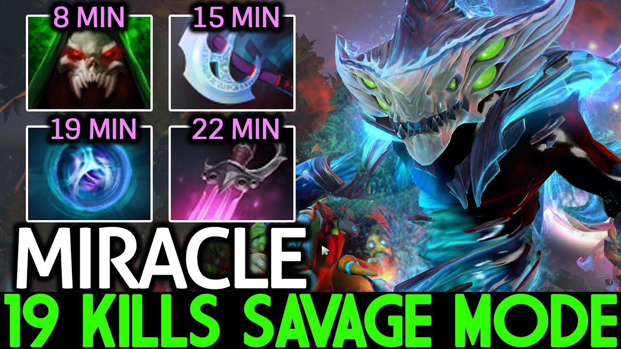 MIRACLE [Morphling] Intense Game 19 Kills Savage Mode Dota 2