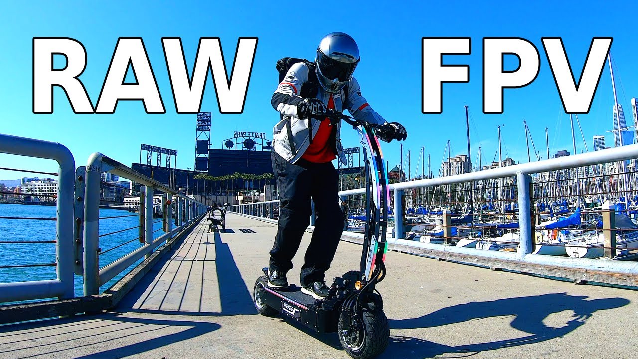 Weped SS Raw FPV - The LAST Group Ride, Electric Scooter San Francisco Ride