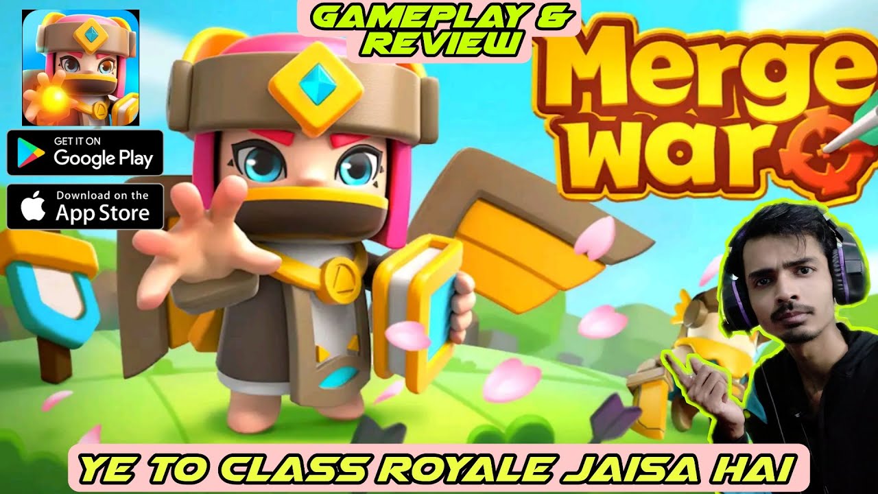 Merge War - Army Draft Battler | Android Gameplay & Review | Hindi |