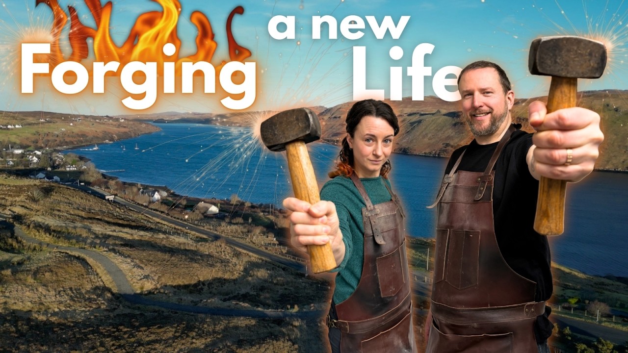 Scottish Island Blacksmith - We Learn Traditional Skills Near Our Cottage On Skye - Ep150