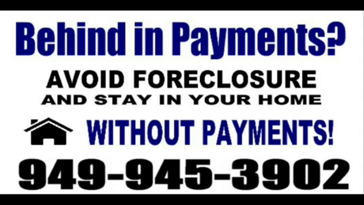 HOW TO STOP FORECLOSURE IN CALIFORNIA -- ORANGE COUNTY, CA (and all of Southern California)