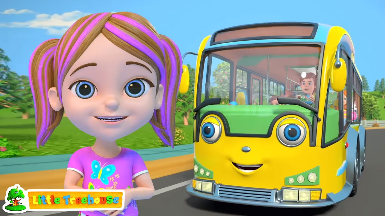 As Rodas No ônibus + Mais Rimas Infantis e Músicas De Veículos Para Crianças