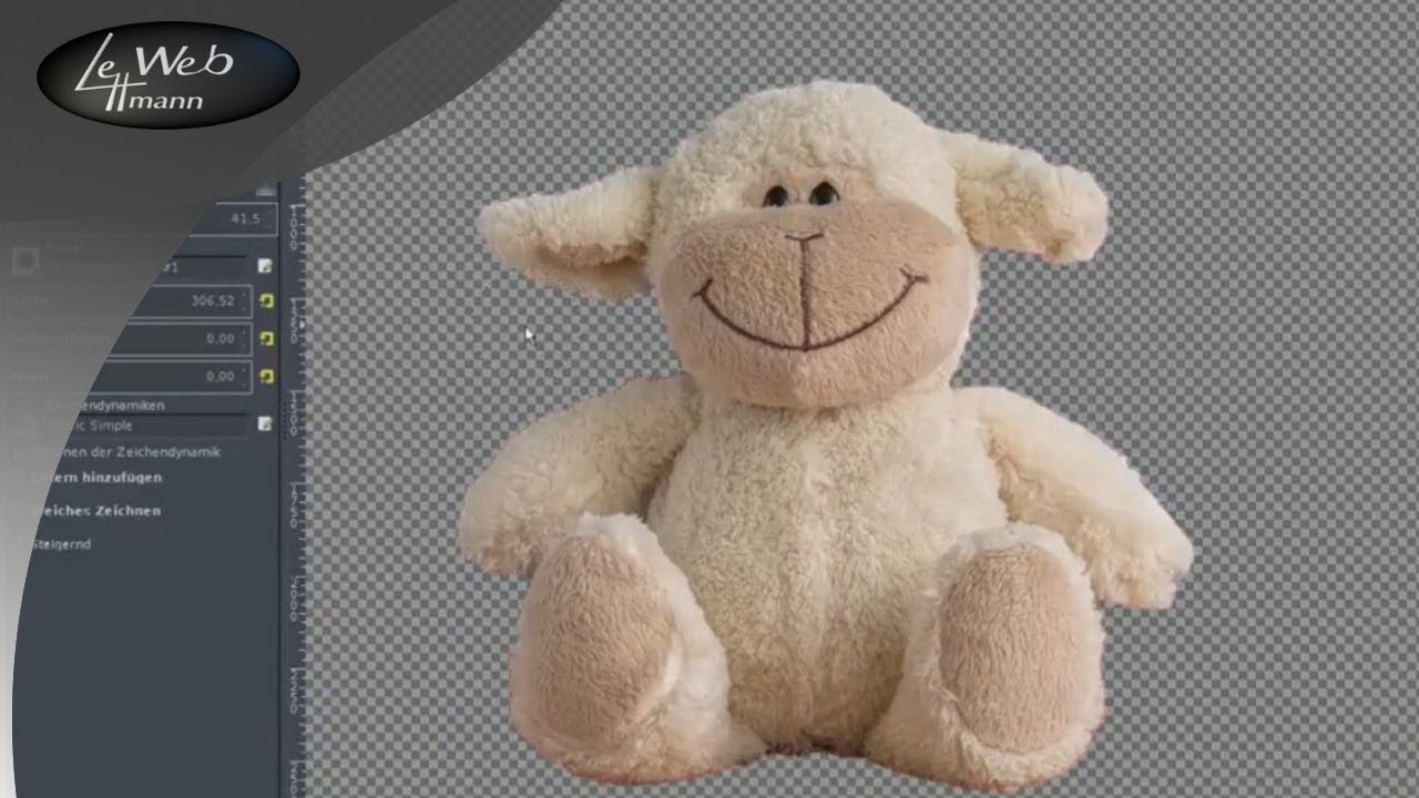 Freistellen mit weichem Übergang - Bildbearbeitung - GIMP Tutorial