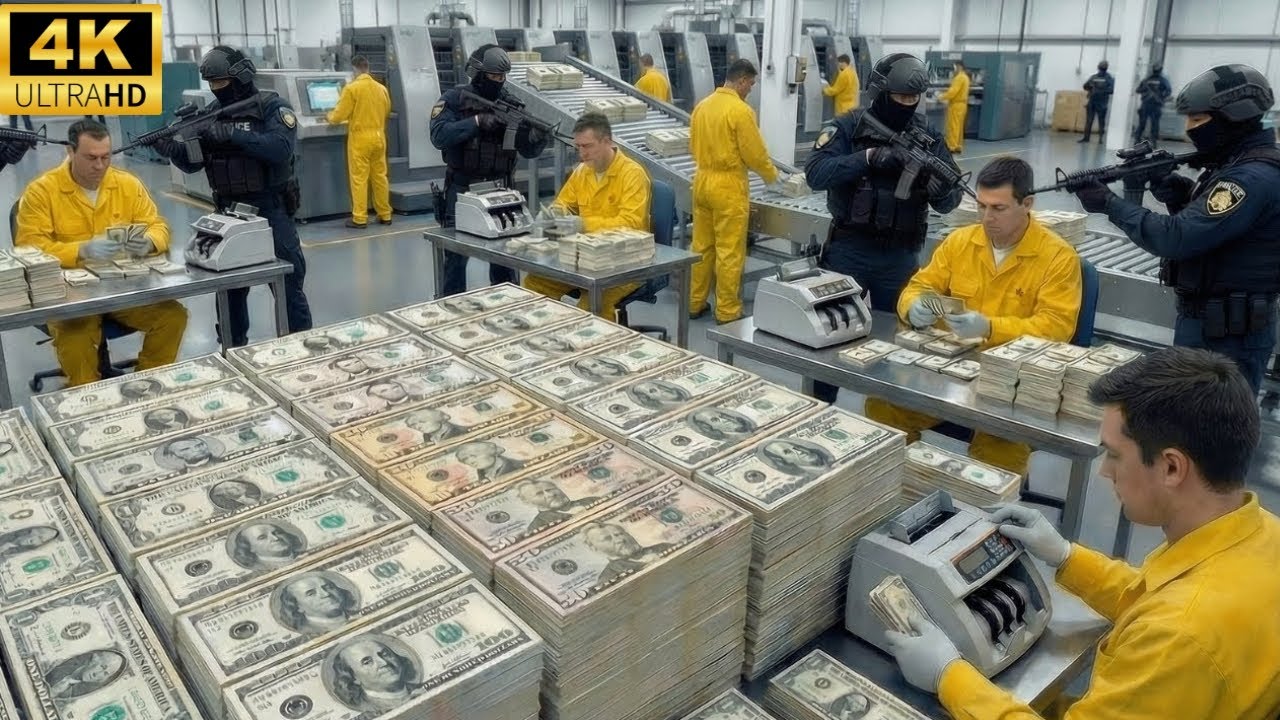 Inside the U.S. Currency Factory: The Complete Secure Process of Making Dollar Bills