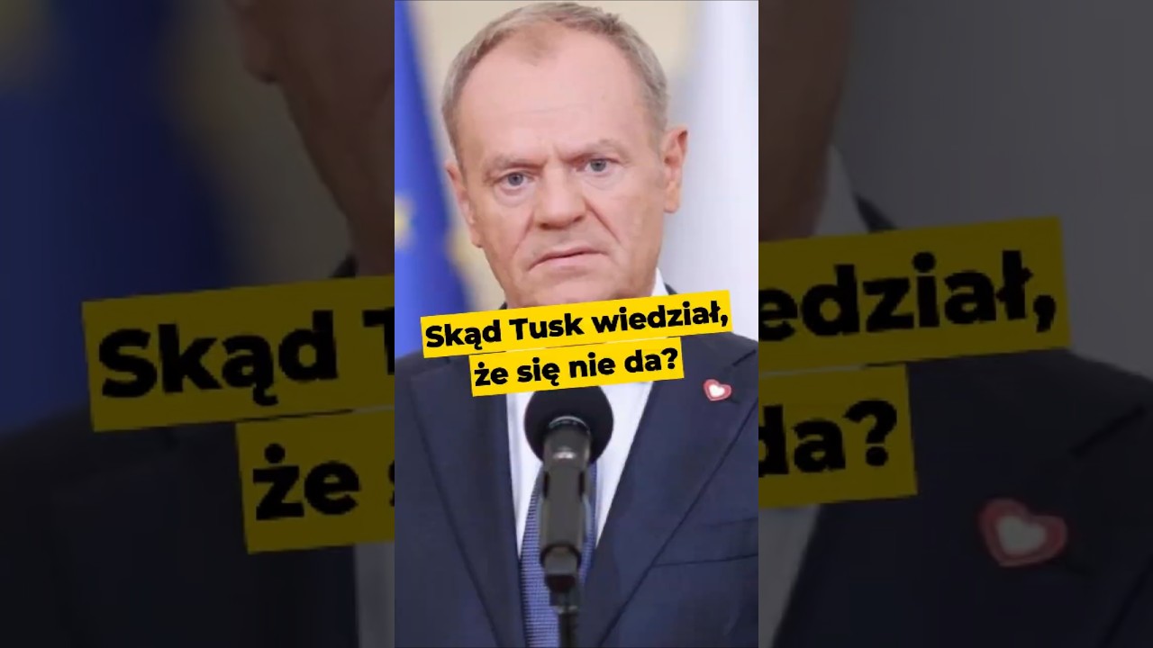 Skąd Tusk wiedział, że się nie da? #rozliczenia #polityka #wybory #Kaczyński #Ziobro