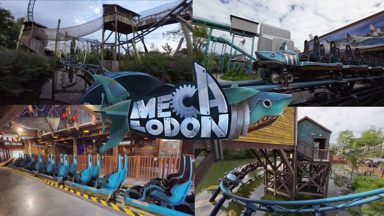 Offride du grand Mecalodon 🦈 a Walibi belgium 🎢