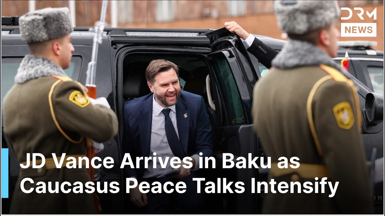 BREAKING NEWS: JD Vance Lands in Azerbaijan for High-Stakes Talks With President Ilham Aliyev | AC1G