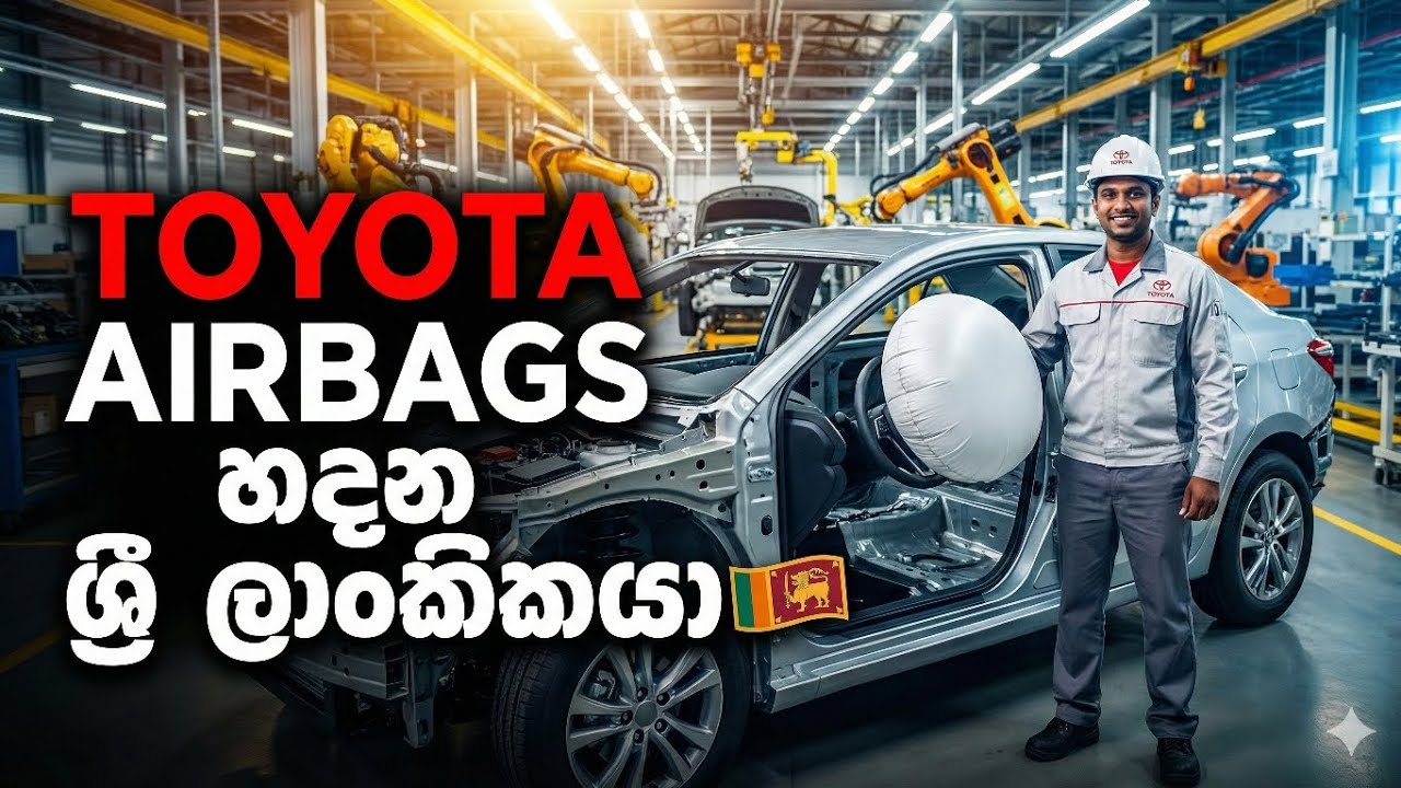 ලෝක ප්‍රසිද්ධ Toyota Company ekata Airbags Hadana Sri Lankikaya / From Sri Lanka to Toyota Japan