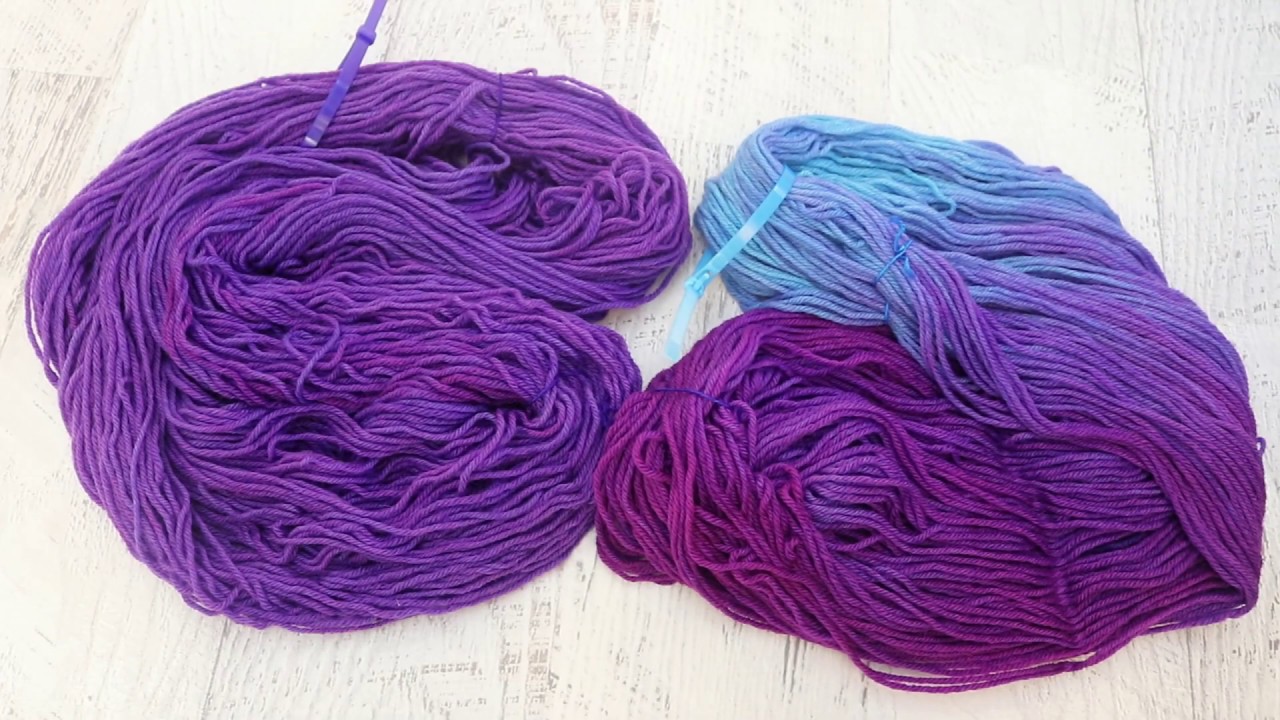 Unbroken Violet; Dyeing a Sold Purple Yarn with Wilton's Violet Food Coloring