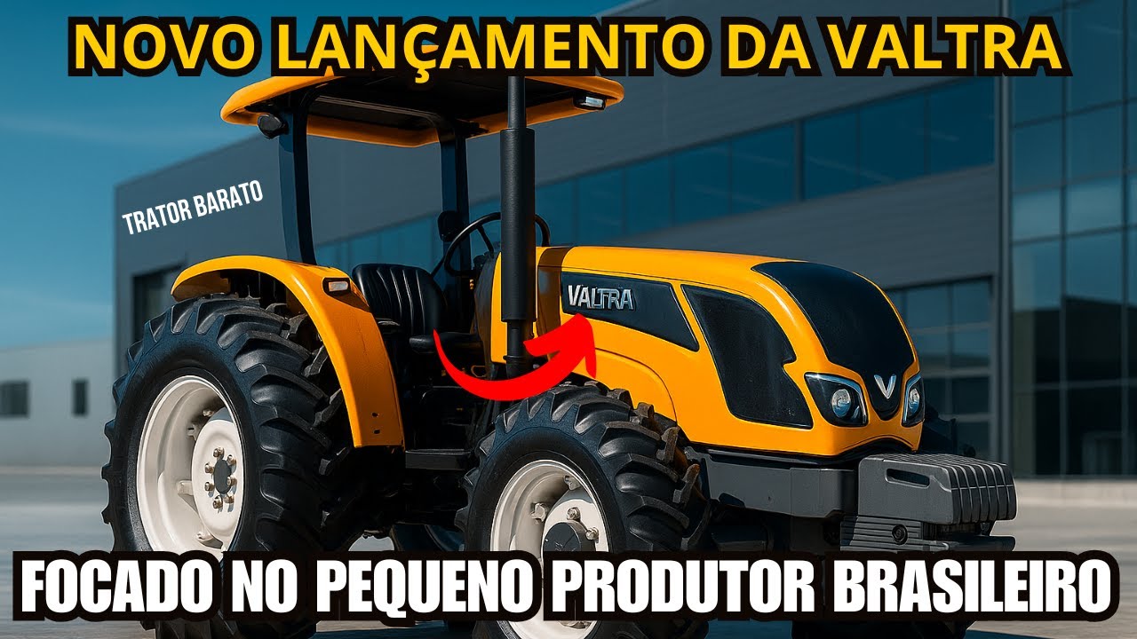 NOVO TRATOR LAN&Ccedil;ADO PELA VALTRA NO BRASIL - BARATO E BOM IDEAL PARA OS PEQUENOS PRODUTORES