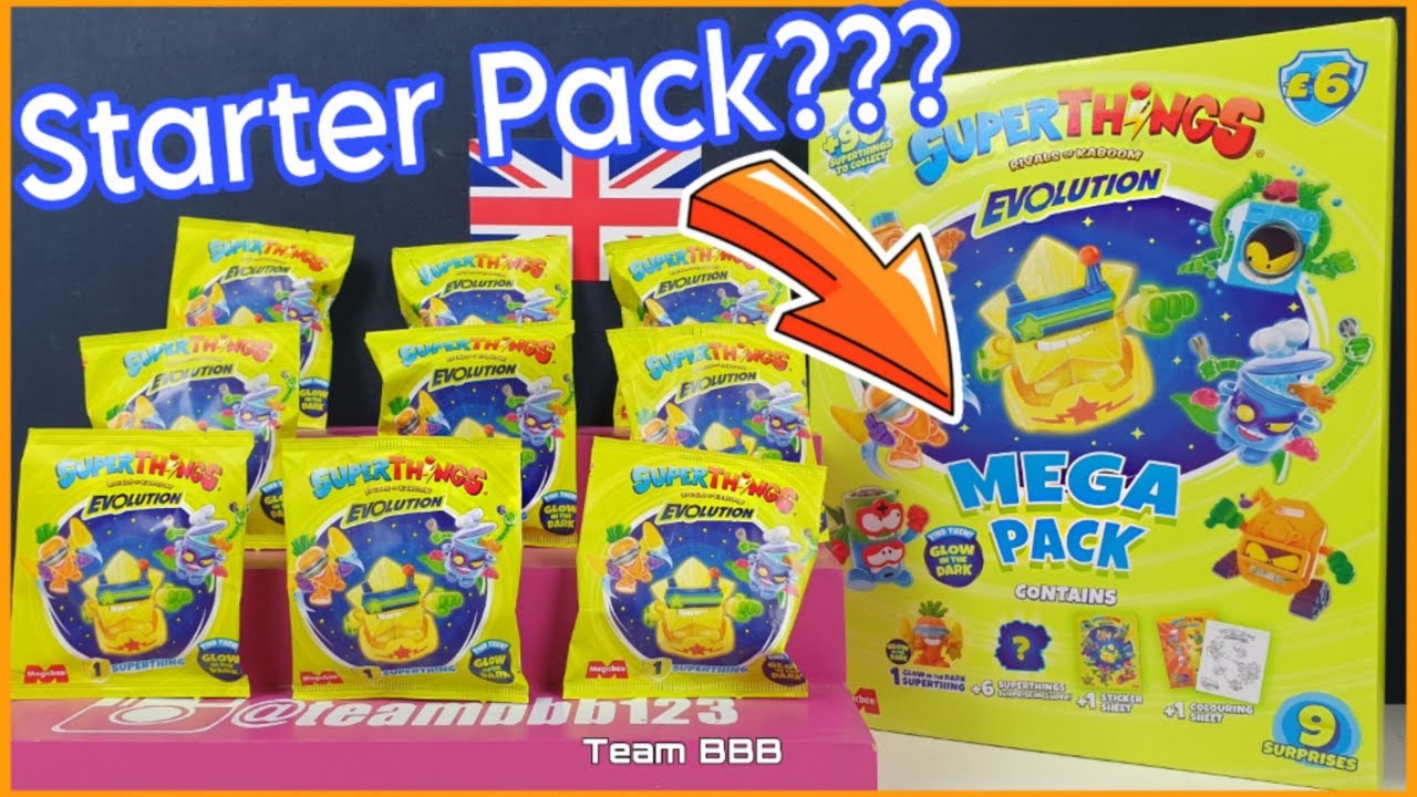 SUPERTHINGS EVOLUTION MEGA PACK! Where is the STARTER PACK? Super Things Series 13 blind bags