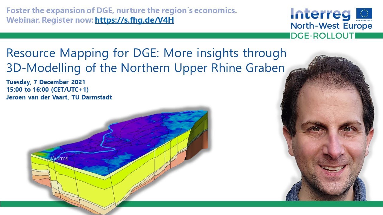 Resource Mapping for DGE: More insights through 3D Modelling of the Northern Upper Rhine Graben