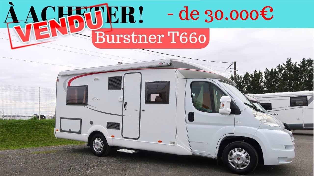►VISITE du Camping Car Profilé BURSTNER T660 ( A vendre )
