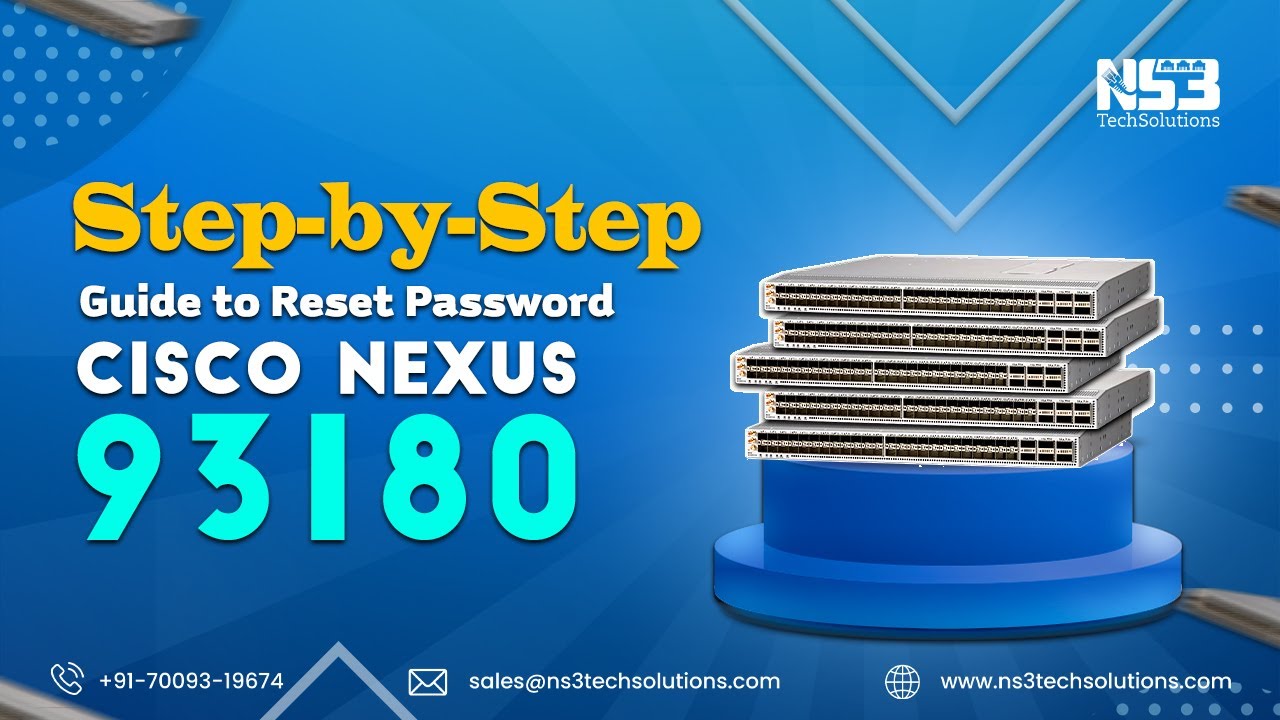 Cisco Nexus 93180 – Admin Password Reset Tutorial #Cisco  #CiscoNexus#Nexus93180#Networking