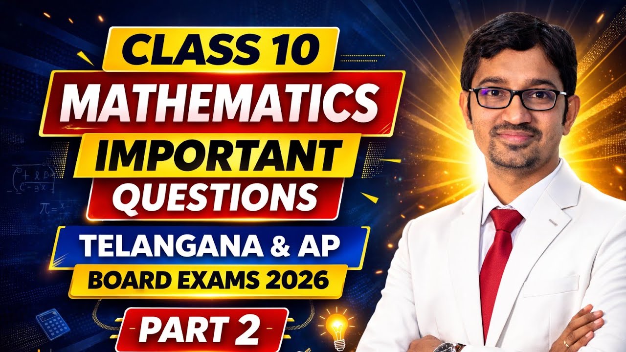 class 10 maths live pre final important questions